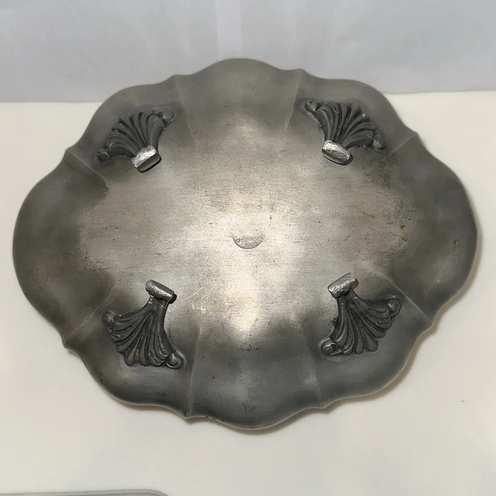 FEIN ZINN ETAIN FIN Elegant Vintage Pewter Tureen with Lid - Picture 5 of 12